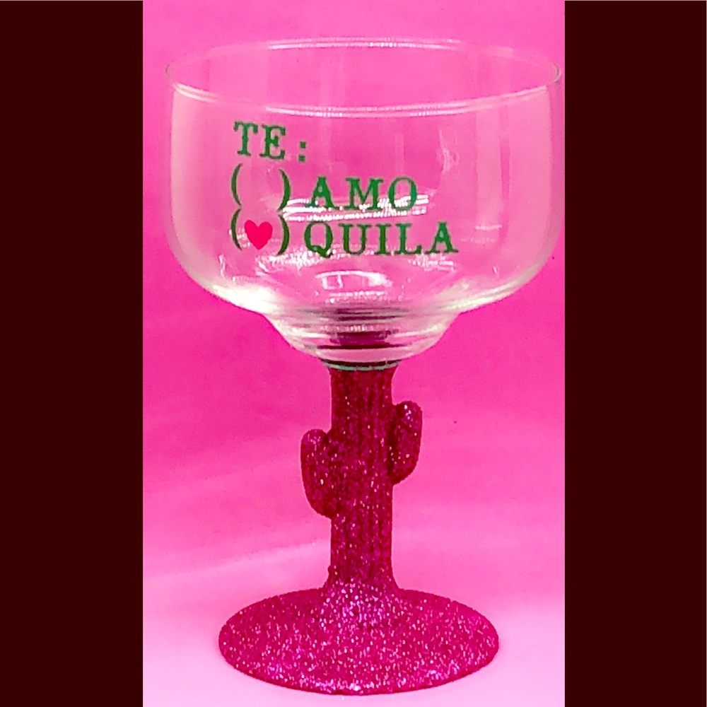 Pink Tequila Glass